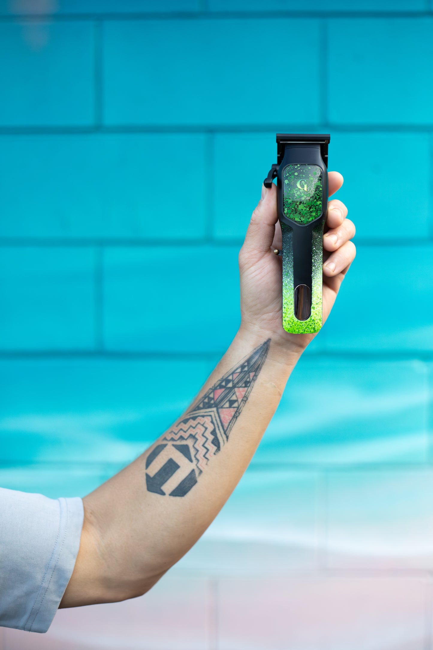 G Shave Clipper - Green Splatter