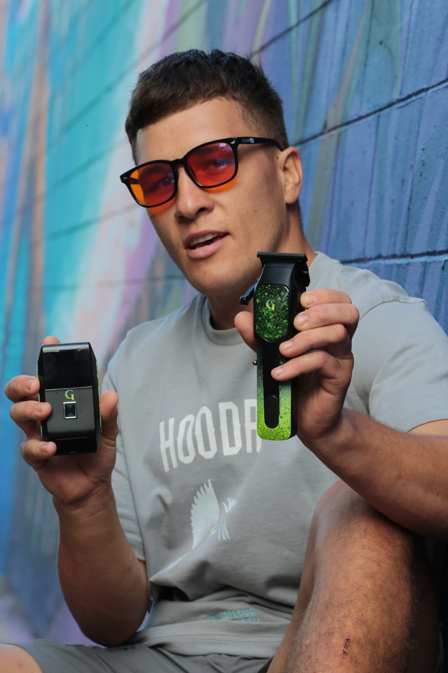 G Shave Clipper - Green Splatter